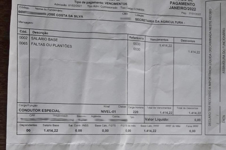 Servidora de Caçu diz que teve folha salarial zerada por perseguição