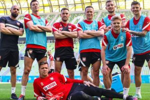 Seleção da Polônia, que tem como principal jogador Robert Lewandowski