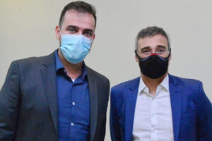 Ministro André Mendonça participa de evento em Goiânia ao lado de Mendanha