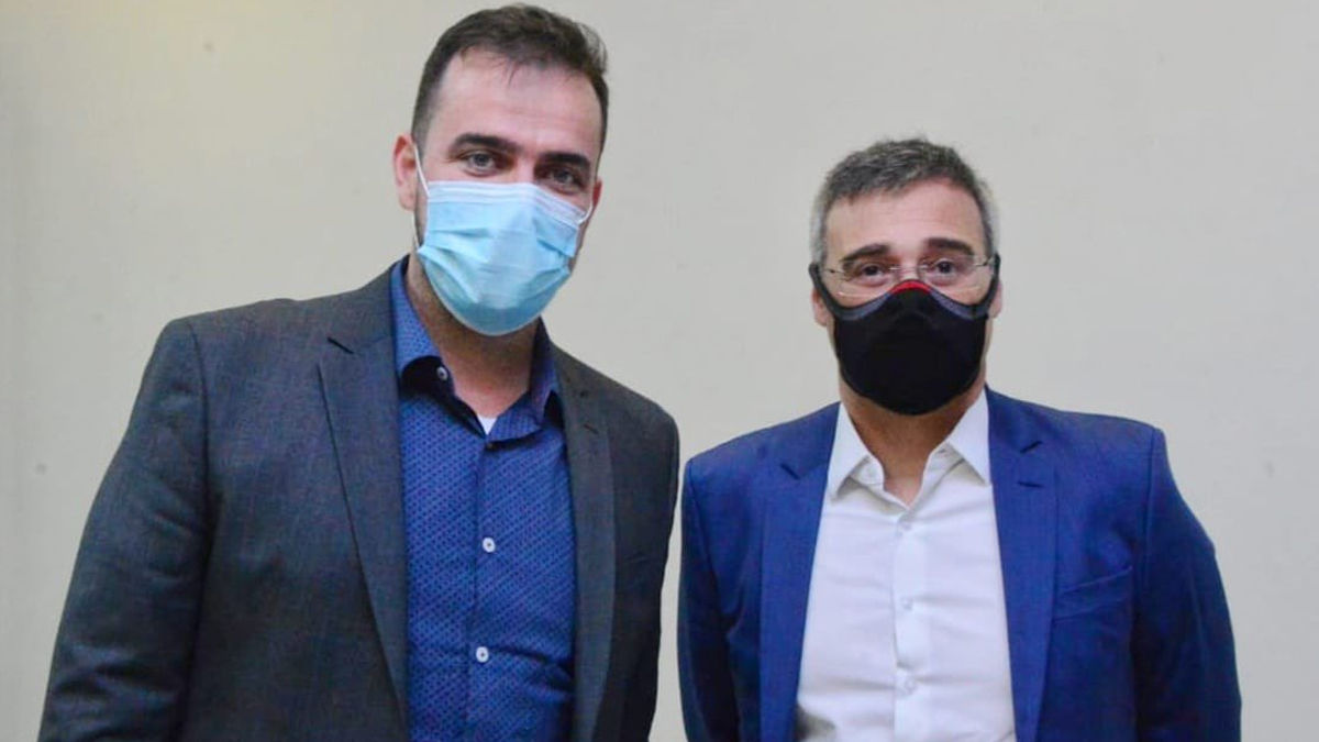 Ministro André Mendonça participa de evento em Goiânia ao lado de Mendanha