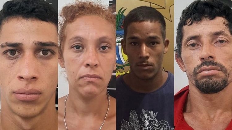 A Polícia Civil prendeu Welton Gomes de Asevedo, Eder de Goaes Soares, Kelle Martins Lima e Alex Pires dos Reis, na última quinta-feira (17), em Goiânia. O grupo é suspeito de ter feito um morador e o amigo dele de reféns durante um assalto à uma residência no dia 16 de novembro de 2021, no setor Jardim Califórnia.