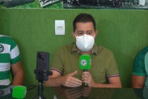 Paulo Rogério Pinheiro em coletiva