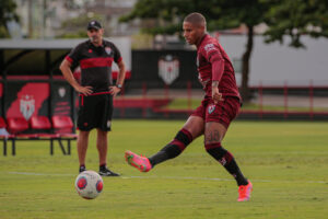 Rickson durante treinamento
