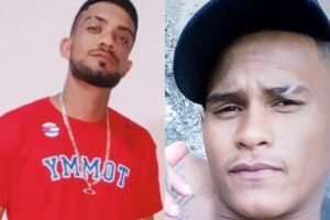 Mateus Martins e Otávio Gabriel, segundo a Rotam, tentaram fugir da abordagem (Foto: Reprodução)