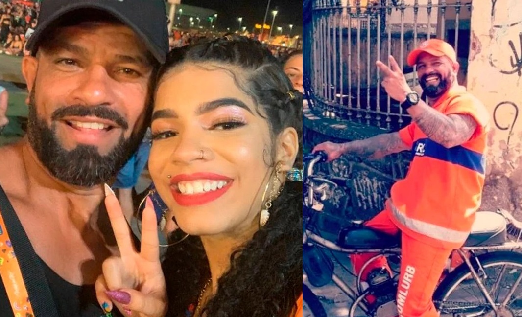 Atriz disse que ela e o pai, Carlos Câmara, já ficaram com a mesma mulher sem saber. BBB 22: Pai de Maria é gari e massagista em sauna