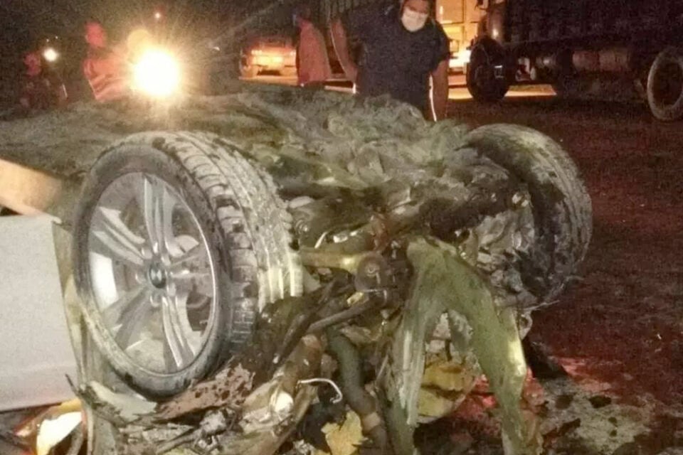 Acidente na BR-153 deixa três mortos e um gravemente ferido
