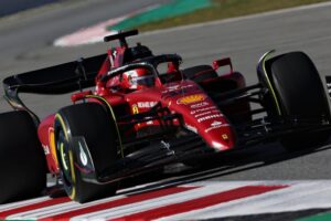 Charles Leclerc em primeiro treino da pré-temporada da Fórmula 1