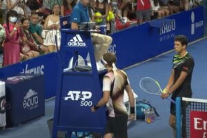 Alexander Zverev ao lado do brasileiro Marcelo Melo