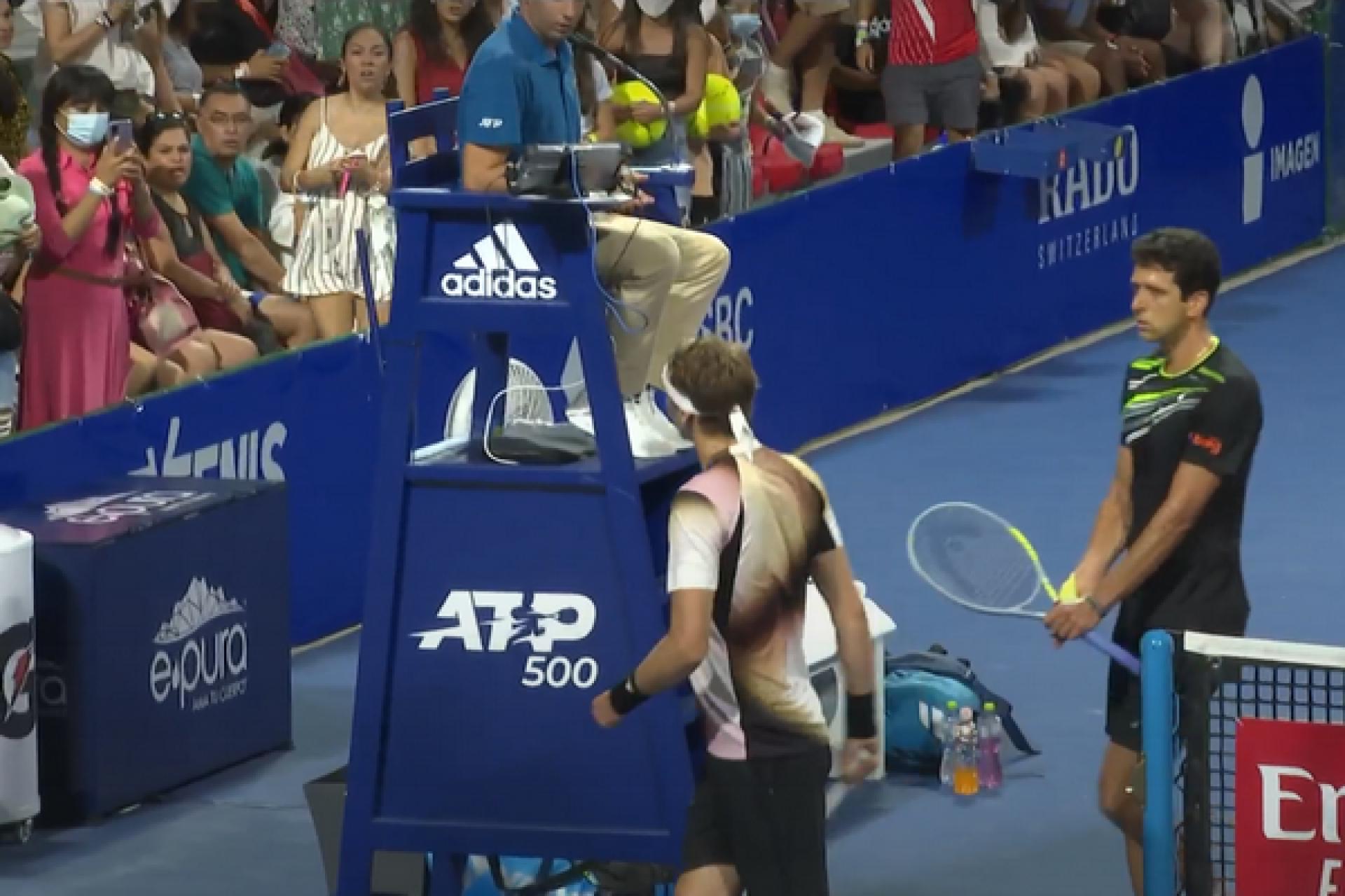 Alexander Zverev ao lado do brasileiro Marcelo Melo