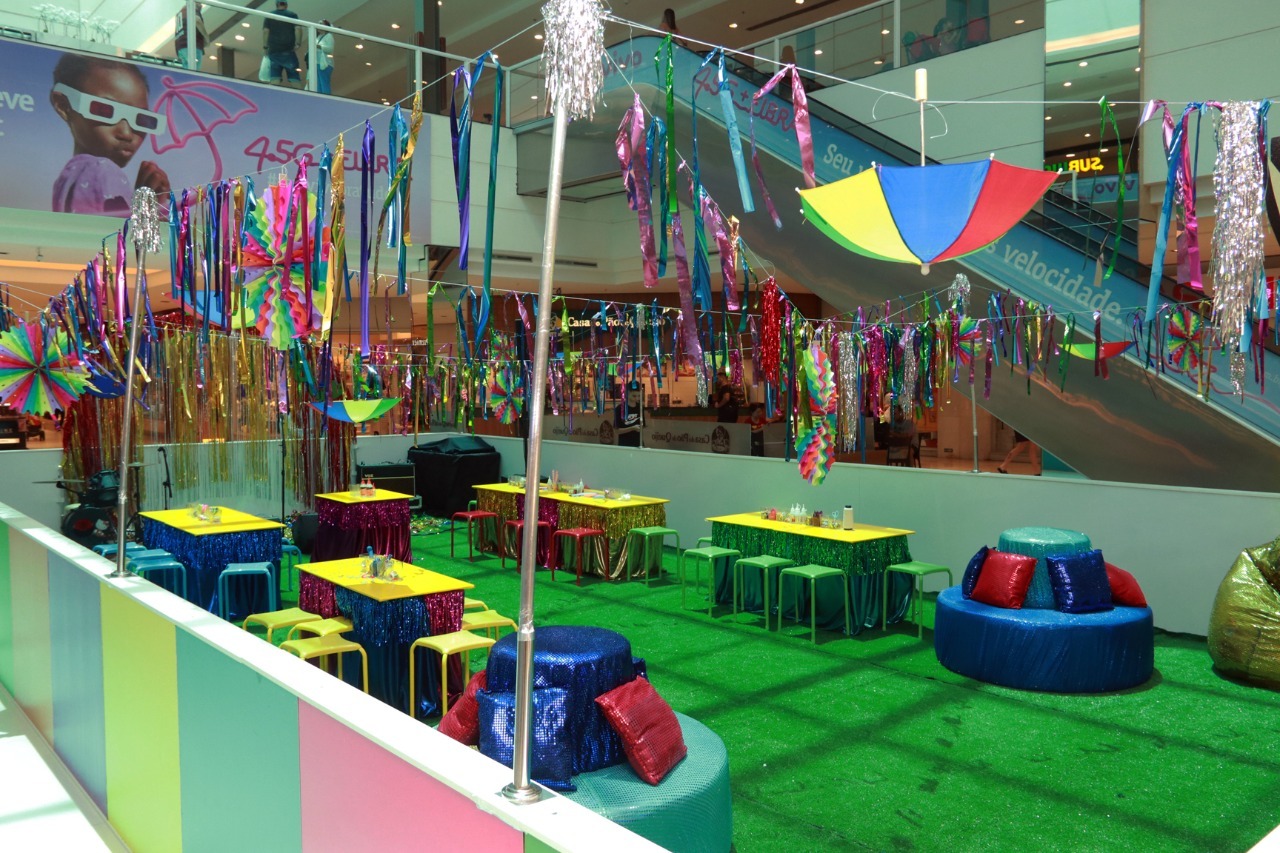 Atividades de Carnaval do shopping incluem oficinas infantis