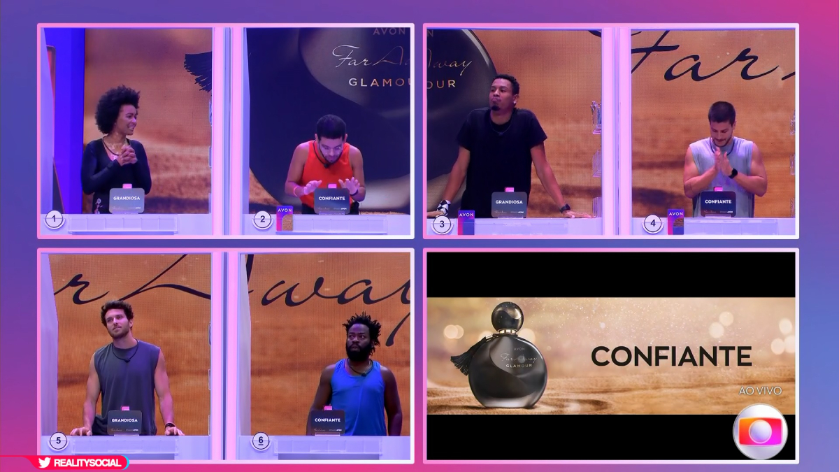 Os participantes precisavam memorizar uma sequência de características de um determinado perfume