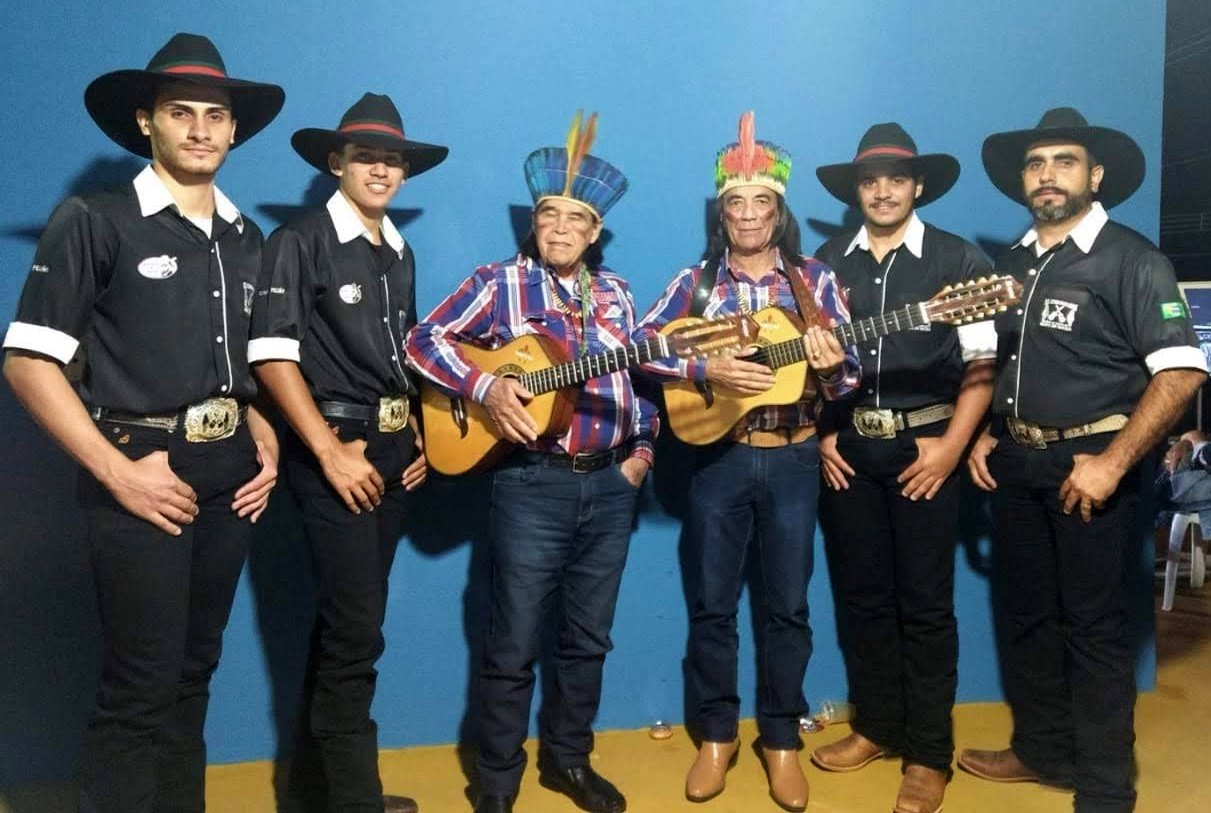 Grupo de Catira Os Considerados, responsáveis pela realização do Festival de Catira Os Considerados em Goiás