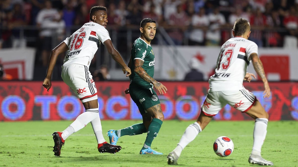 Jogo entre Palmeiras e São Paulo pela primeira fase do Paulistão