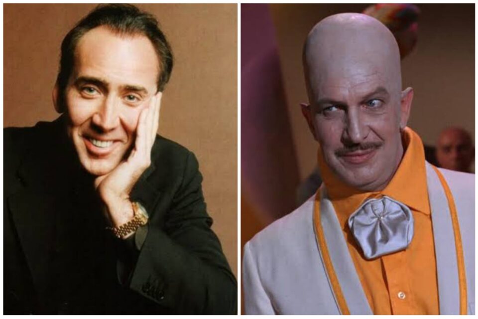 Nicolas Cage Cabeça de Ovo