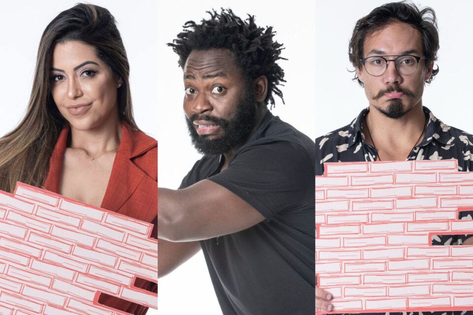 Participantes formam o nono paredão da edição do BBB 22 (Foto: Rede Globo)