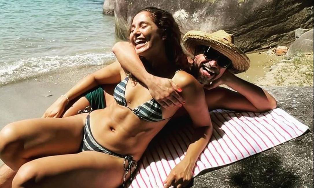 Camila Pitanga celebra 11 meses de união com o namorado: 'O amor é infinito'