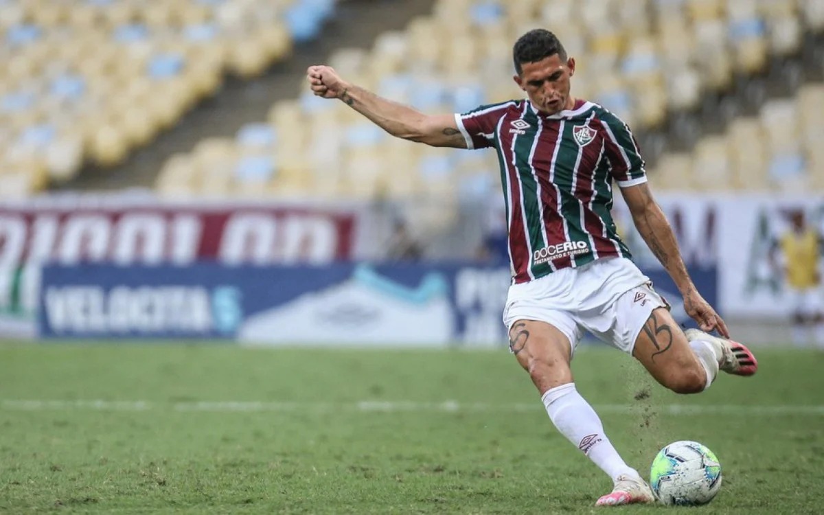 Danilo Barcelos atuando pelo Fluminense