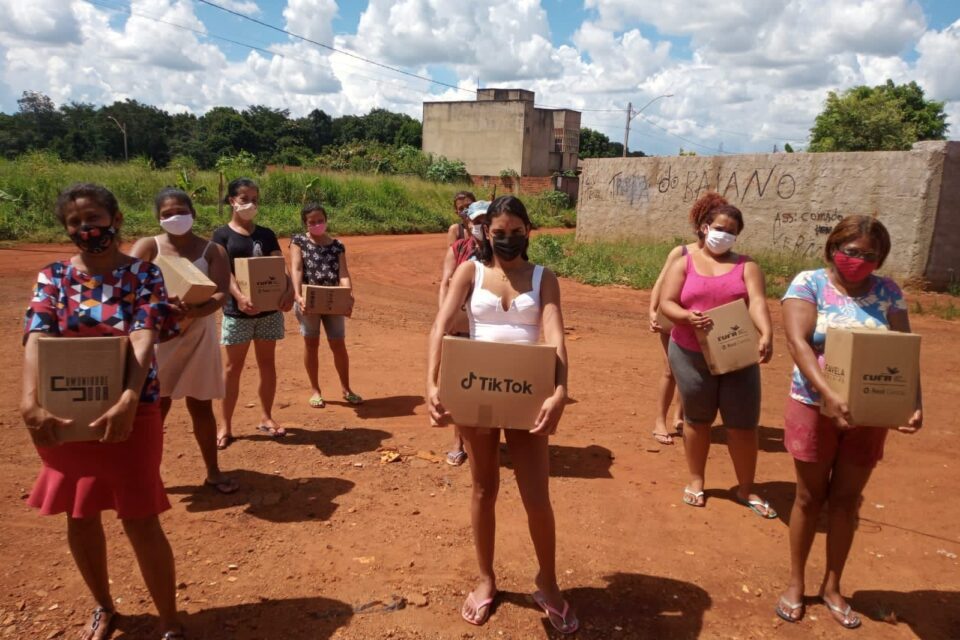 Ação da CUFA-GO e do Tik Tok arrecada 509 toneladas de alimentos para famílias carentes