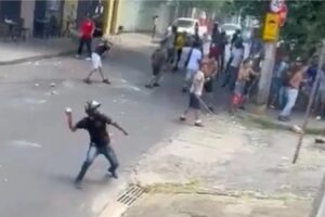 Briga entre torcedores do Atlético-MG e Cruzeiro