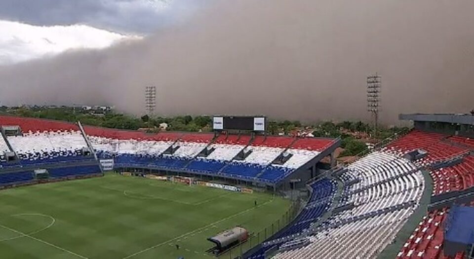 Tempestade de areia no Paraguai