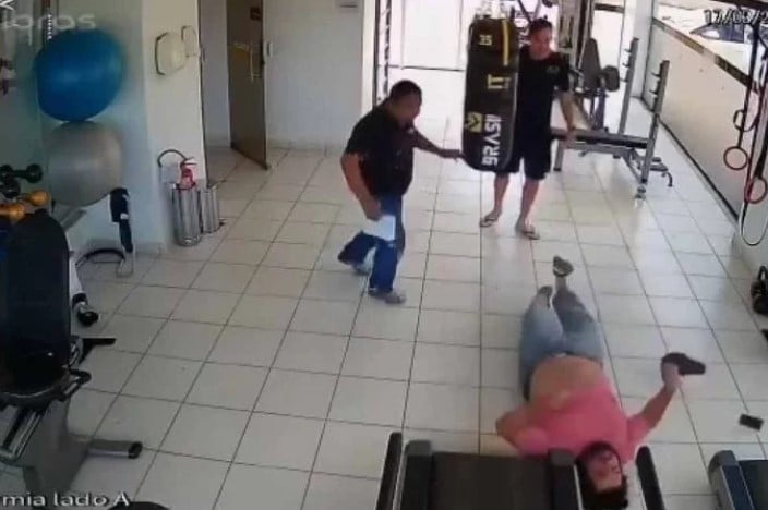 Síndico agredido por personal em condomínio do DF está com hemorragia cerebral (Foto: Reprodução)