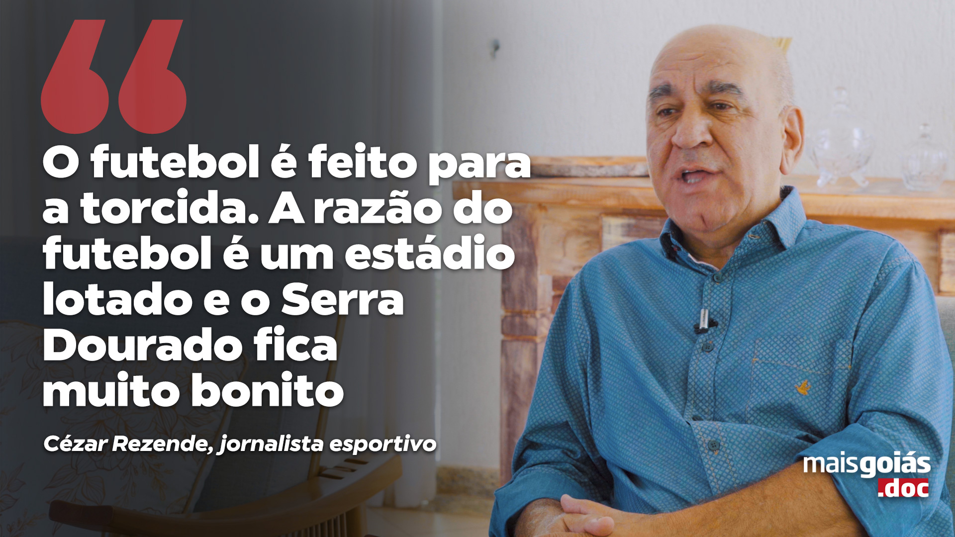 Mais Goiás.doc relembra história do estádio Serra Dourada (Foto: Artur Dias | Arte: Niame Loiola)