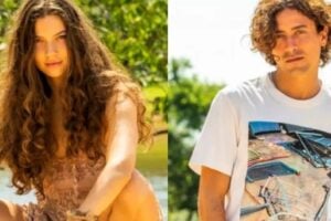 "Agora até que estou bem hétero", disse o ator. Após terminar com namorado, Jesuíta Barbosa vive romance com Juma de 'Pantanal'