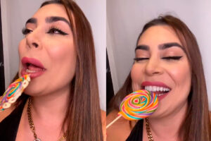 Internautas criticaram a cantora, lembrando que ela não foi uma boa jogadora. Naiara Azevedo vídeo debochando do Quarto Lollipop Jade Picon