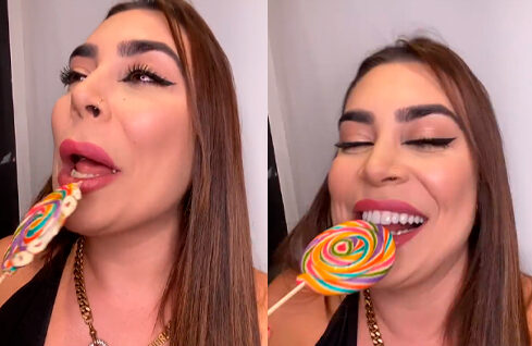 Internautas criticaram a cantora, lembrando que ela não foi uma boa jogadora. Naiara Azevedo vídeo debochando do Quarto Lollipop Jade Picon