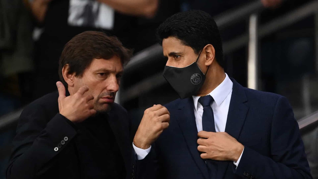 Leonardo e presidente do PSG foram alvos de pichações nas instalações do clube. Foto: Divulgação