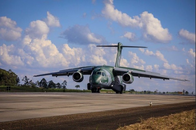 Avião da FAB decola de Brasília para buscar refugiados da Ucrânia - (Foto: FAB)