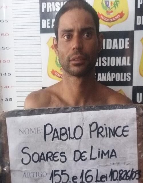 Segundo a polícia, antes do confronto, houve uma denúncia que um indivíduo armado, estaria traficando drogas e no setor Santos Dumont ( Foto: Divulgação - PCGO )