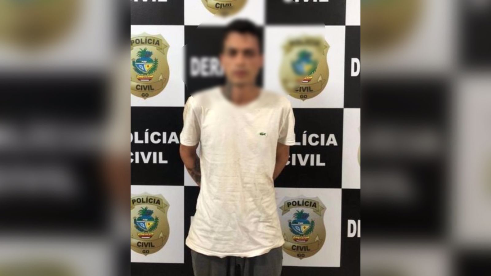 Suspeito de roubar mesmo carro por duas vezes é preso em Aragoiânia (GO) (Foto: Polícia Civil)