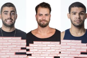Pedro Scooby, Vini e Gustavo formam o paredão do BBB 22 desta semana. O ‘barão da piscadinha’ e líder, Lucas Bissoli, indicou o surfista Scooby. Já o pipoca Eliezer, que tinha o poder de indicar alguém ao paredão por ter sido vetado da última prova do líder, indicou Gustavo. O brother, entretanto, também tinha direito a um contra-golpe e indicou Vini.
