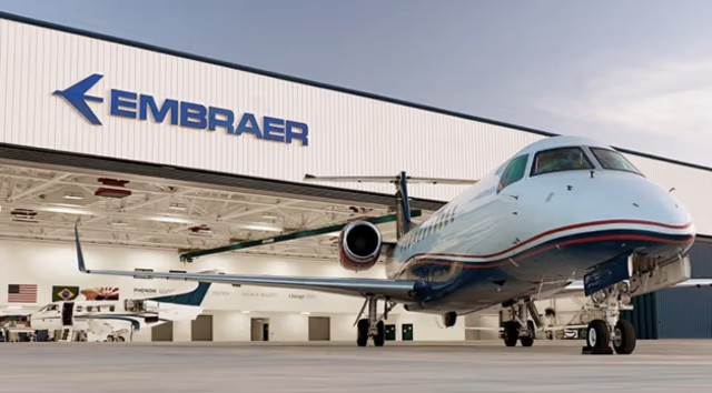 Embraer suspende serviços para clientes afetados por sanções à Rússia