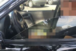 PM localiza homem que estaria se masturbando dentro de carro, em Anápolis (GO)