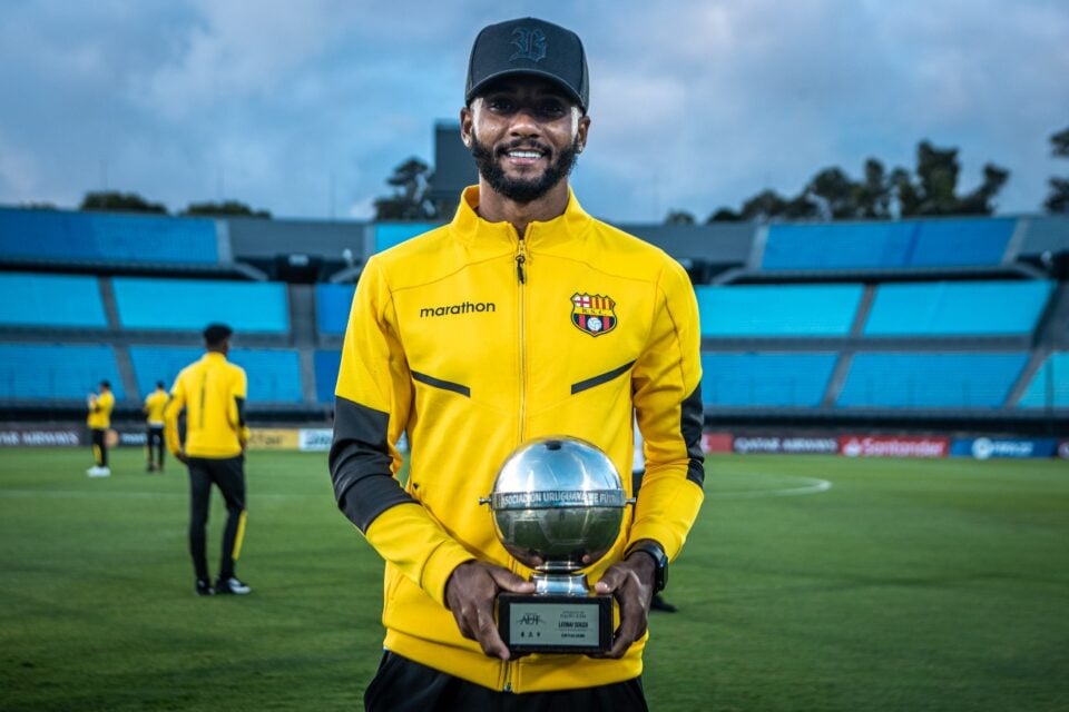 Leonai Souza, jogador do Barcelona-EQU