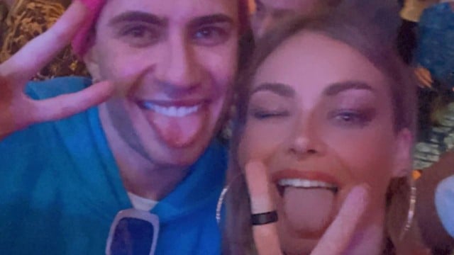 Ex-BBB Bárbara posa ao lado do irmão de Jade, Leo Picon, e brinca: 'Encontrei um hater'