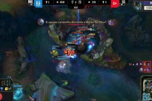 Jogo entre a Rensga e a LOUD no CBLOL