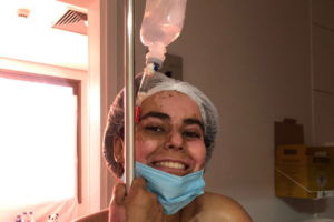 Estudante voltou a ser internada no último dia 23 no Hugol. (Foto: Reprodução)