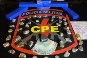 PM apreende drogas avaliadas em quase R$ 20 mil em Goianésia (GO)