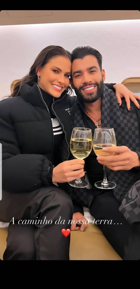 Casal viajou por Portugal e Inglaterra. Sertanejo Gusttavo Lima e Andressa Suita podam coladinhos: "aconchego"; veja fotos