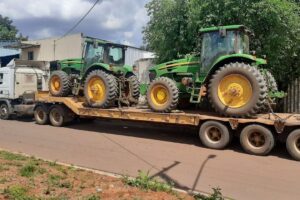 Suspeitos de invadir fazenda e roubar tratores em São Paulo são presos em Goiânia