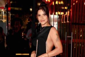 Famosa deixou os filhos com Gusttavo Lima em Goiânia. Andressa Suita chama atenção em evento de marca de joias; veja fotos