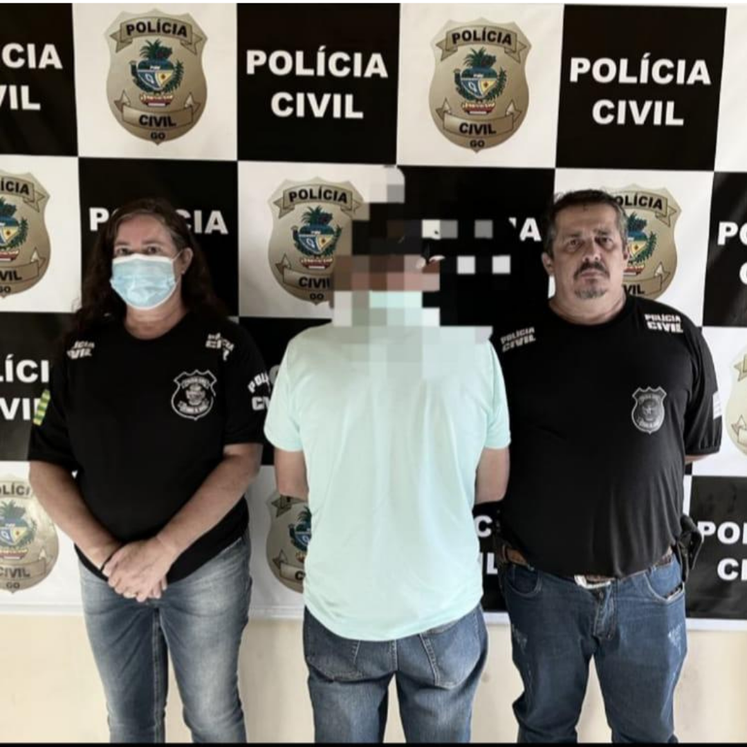 Idoso que abusou da neta da esposa preso na delegacia de Anápolis