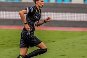 Michelle Safatle durante uma partida