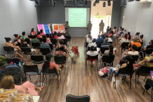 Patrulha Maria da Penha realiza palestras no mês da mulher. Foto: Patrulha Maria da Penha/ Divulgação