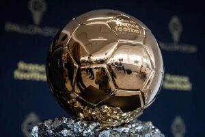 Troféu do prêmio Bola de Ouro