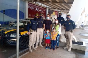 PRF fez homenagem no Aeroporto de Goiânia. (Foto: Reprodução)