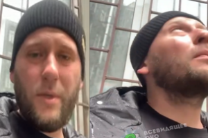 Míssil atinge prédio enquanto voluntário gravava vídeo na Ucrânia